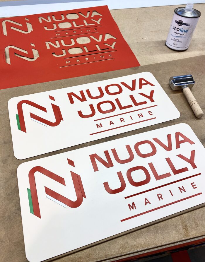 loghi per gommone nuova jolly